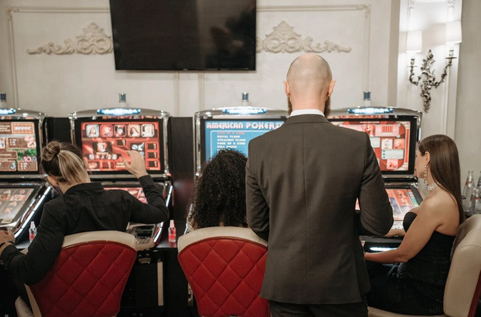 group of gamblers